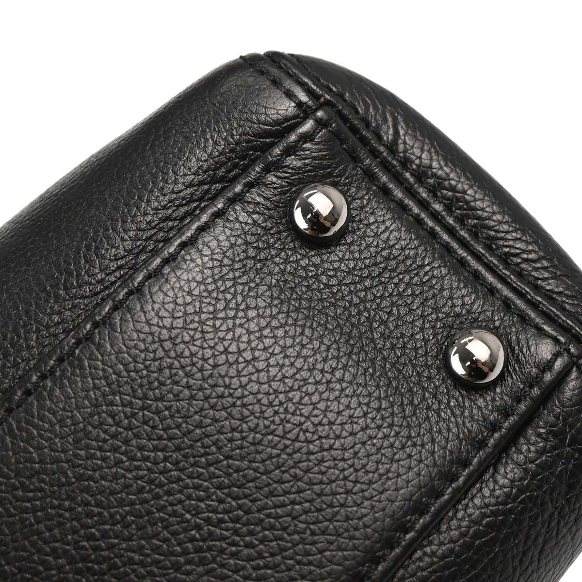 Chanel 2005-2006 Black Calfskin Mademoiselle Lock Executive Tote Bag