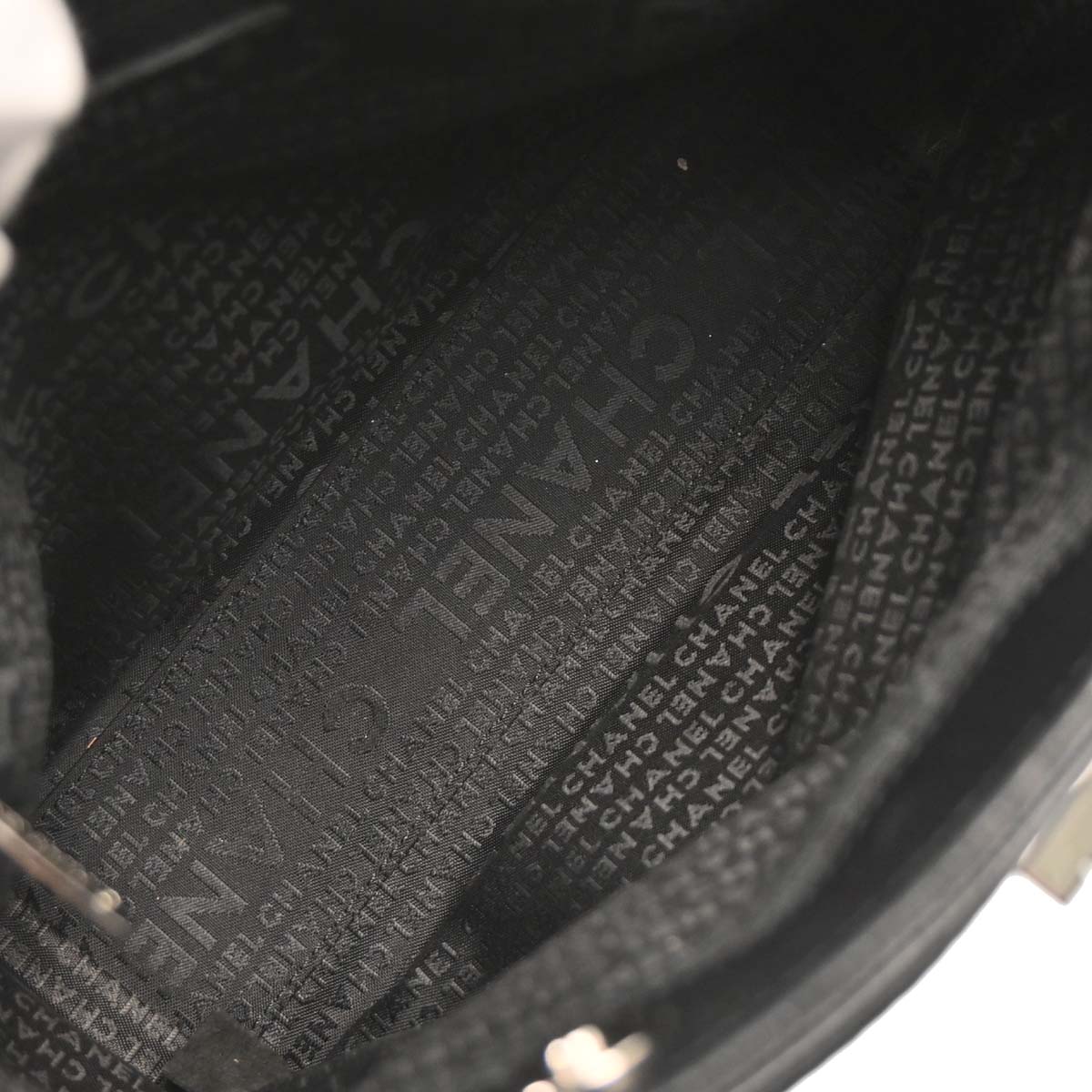 Chanel 2005-2006 Black Calfskin Mademoiselle Lock Executive Tote Bag
