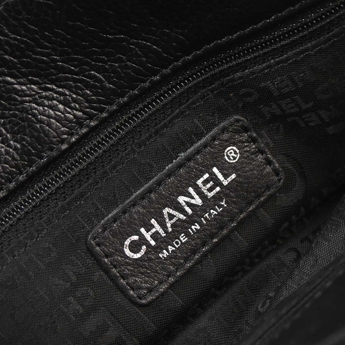Chanel 2005-2006 Black Calfskin Mademoiselle Lock Executive Tote Bag