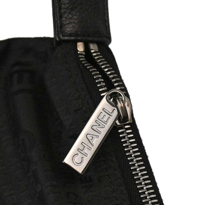 Chanel 2005-2006 Black Calfskin Mademoiselle Lock Executive Tote Bag