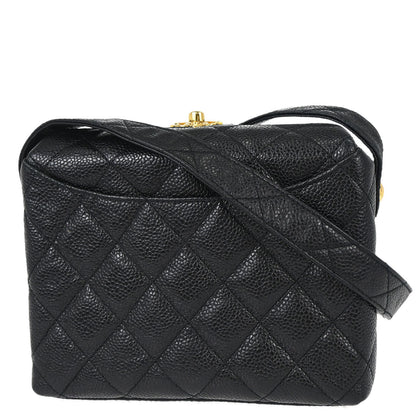 Chanel Black Caviar Skin Shoulder Bag