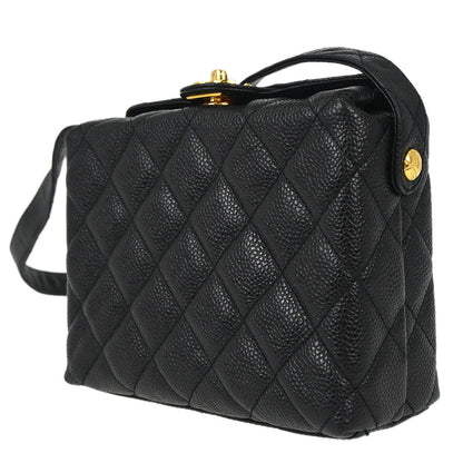 Chanel Black Caviar Skin Shoulder Bag