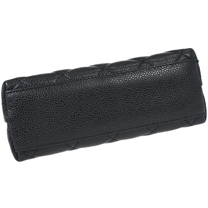 Chanel Black Caviar Skin Shoulder Bag