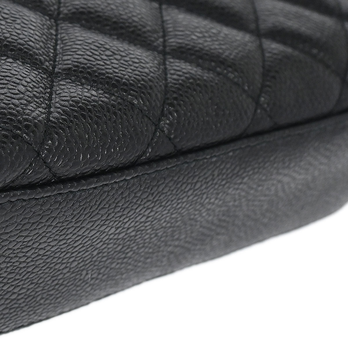 Chanel Black Caviar Skin Shoulder Bag