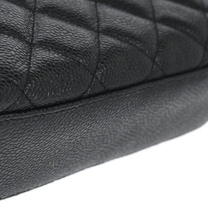 Chanel Black Caviar Skin Shoulder Bag