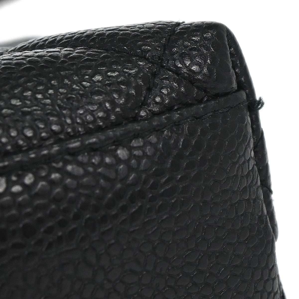 Chanel Black Caviar Skin Shoulder Bag