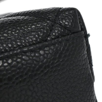 Chanel Black Caviar Skin Shoulder Bag