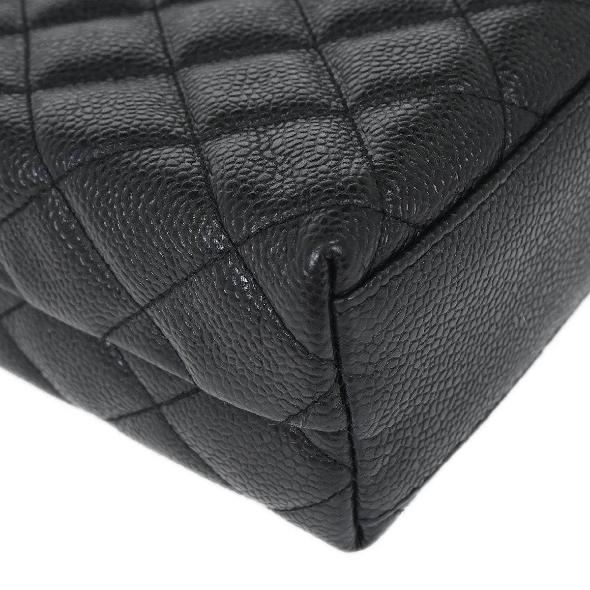 Chanel Black Caviar Skin Shoulder Bag