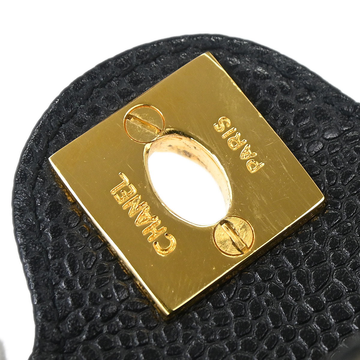 Chanel Black Caviar Skin Shoulder Bag