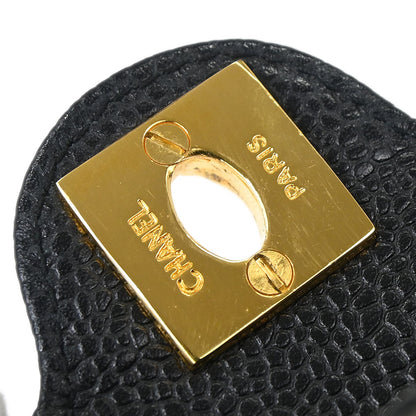 Chanel Black Caviar Skin Shoulder Bag