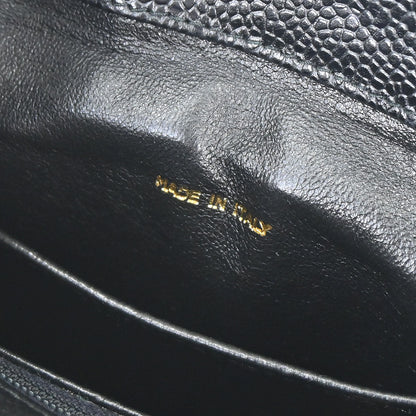 Chanel Black Caviar Skin Shoulder Bag