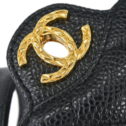 Chanel Black Caviar Skin Shoulder Bag