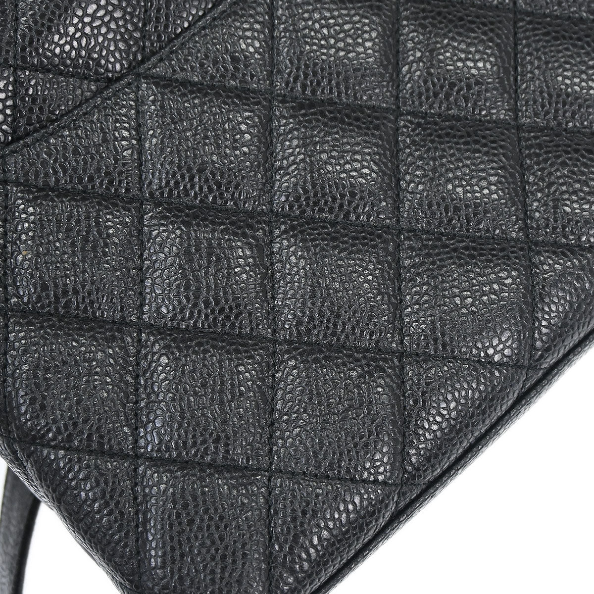 Chanel Black Caviar Skin Shoulder Bag