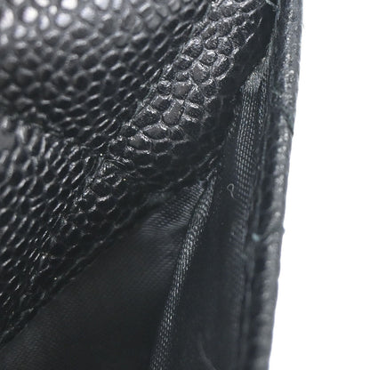 Chanel Black Caviar Skin Shoulder Bag