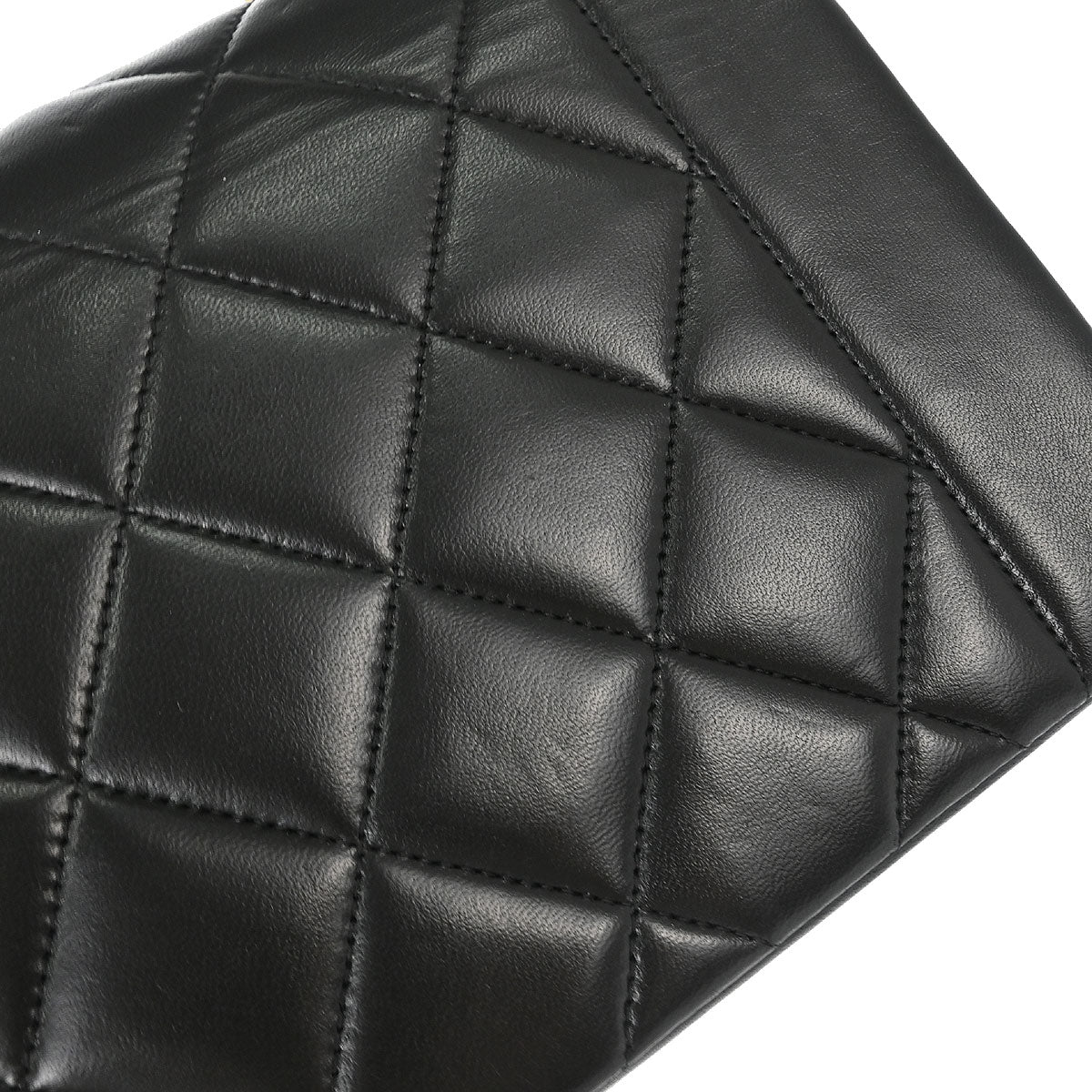 Chanel 1991-1994 Black Lambskin Small Diana Shoulder Bag