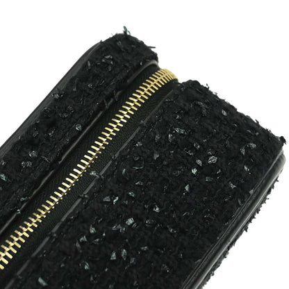 Chanel 2019 Black Tweed CC Filigree 2way Shoulder Vanity Handbag