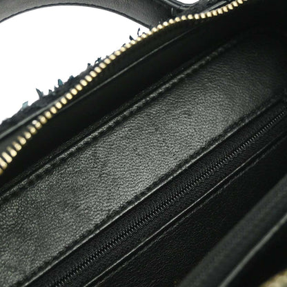 Chanel 2019 Black Tweed CC Filigree 2way Shoulder Vanity Handbag