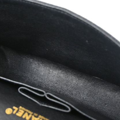 Chanel Black Caviar Skin Medium Classic Double Flap Shoulder Bag