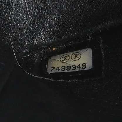 Chanel Black Caviar Skin Medium Classic Double Flap Shoulder Bag