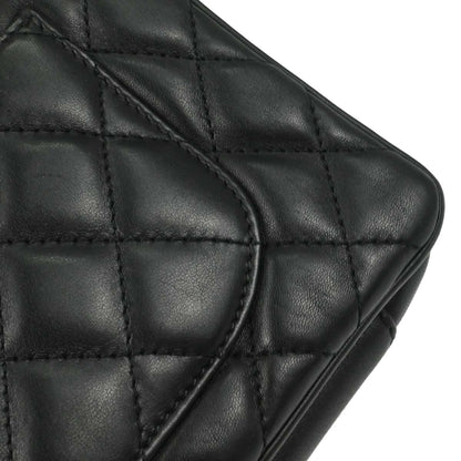 Chanel 2018 Black Lambskin Shoulder Bag
