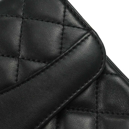 Chanel 2018 Black Lambskin Shoulder Bag
