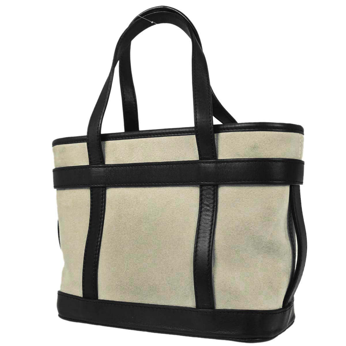 Loewe Gray Suede Anagram Tote Bag