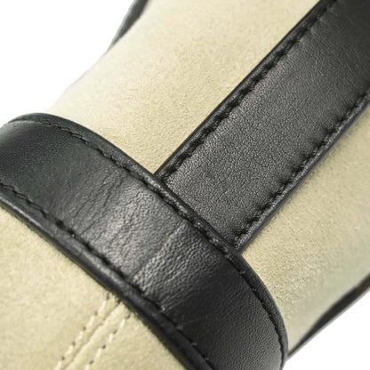 Loewe Gray Suede Anagram Tote Bag