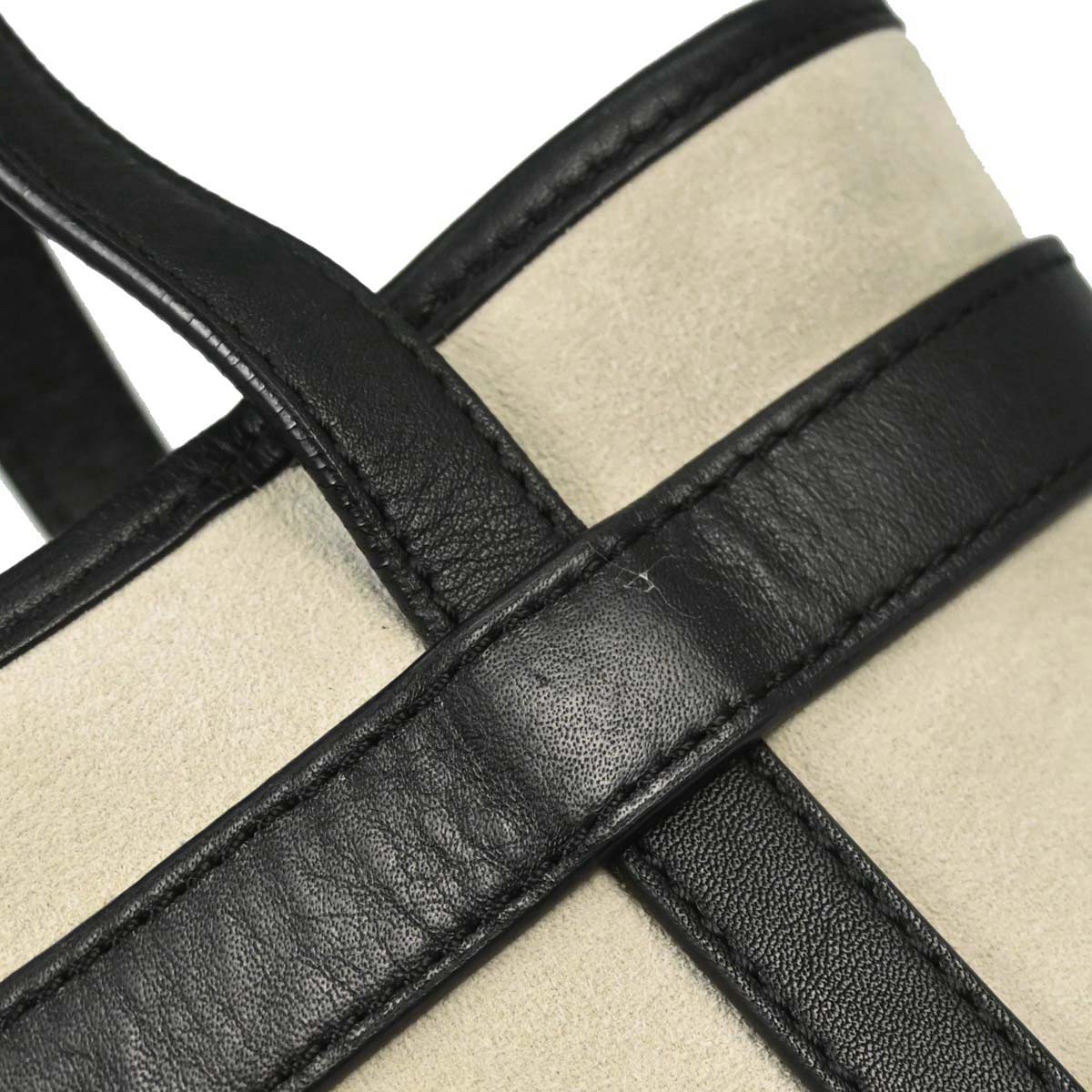 Loewe Gray Suede Anagram Tote Bag