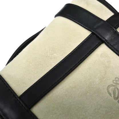 Loewe Gray Suede Anagram Tote Bag