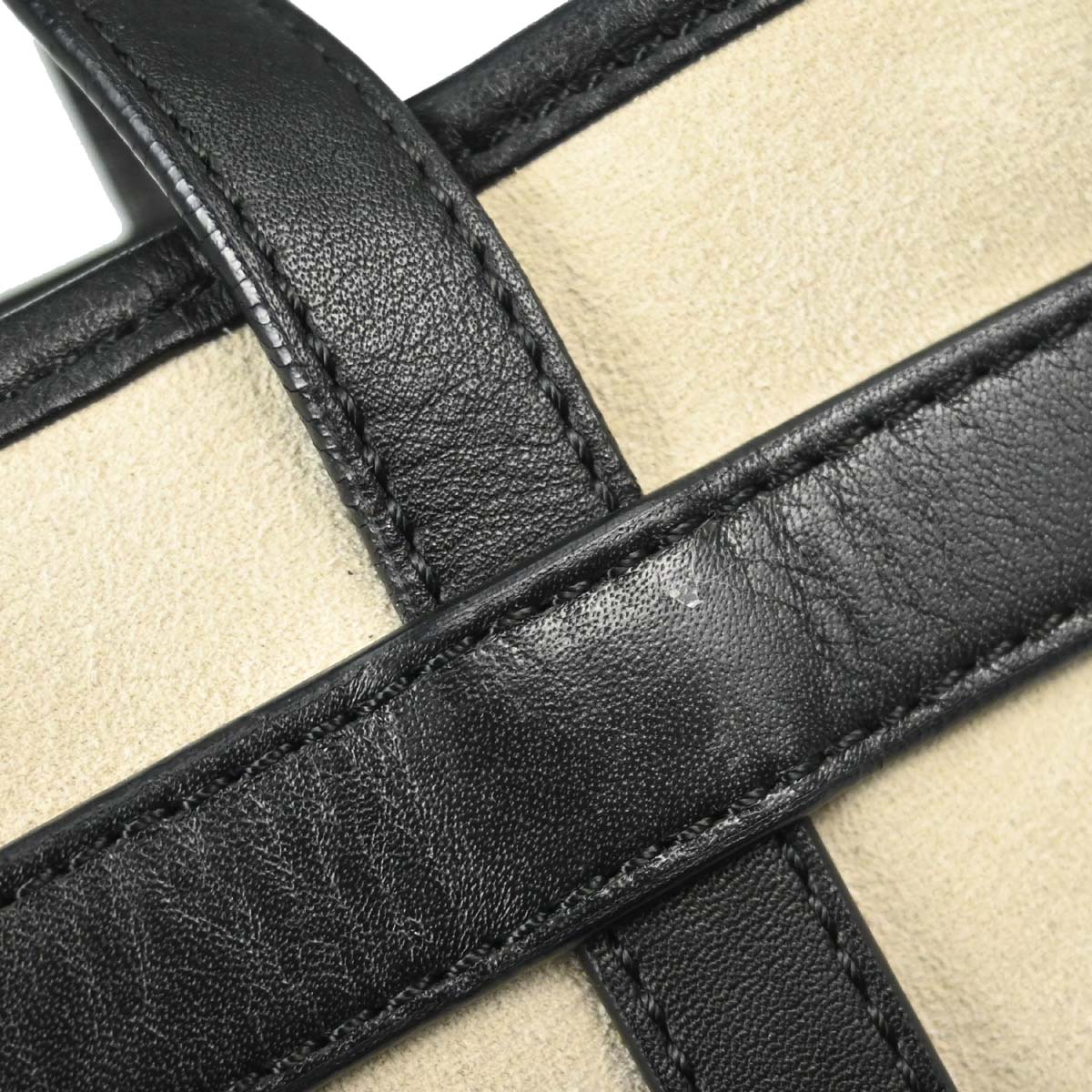 Loewe Gray Suede Anagram Tote Bag