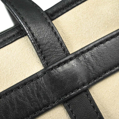 Loewe Gray Suede Anagram Tote Bag