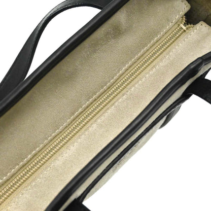 Loewe Gray Suede Anagram Tote Bag