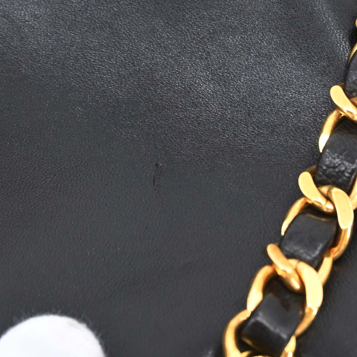 Chanel 1994-1996 Black Lambskin Shoulder Tote Bag