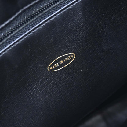 Chanel 1994-1996 Black Lambskin Shoulder Tote Bag