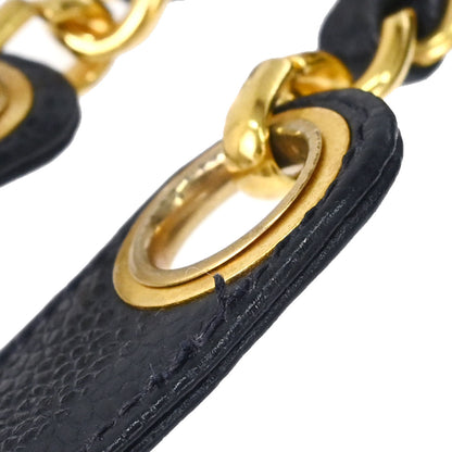 Chanel 1994-1996 Navy Caviar Skin Shoulder Tote Bag