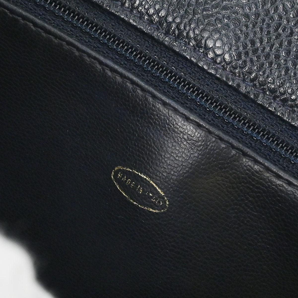 Chanel 1994-1996 Navy Caviar Skin Shoulder Tote Bag