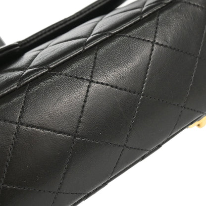 Chanel 1994-1996 Black Lambskin Classic Flap Backpack