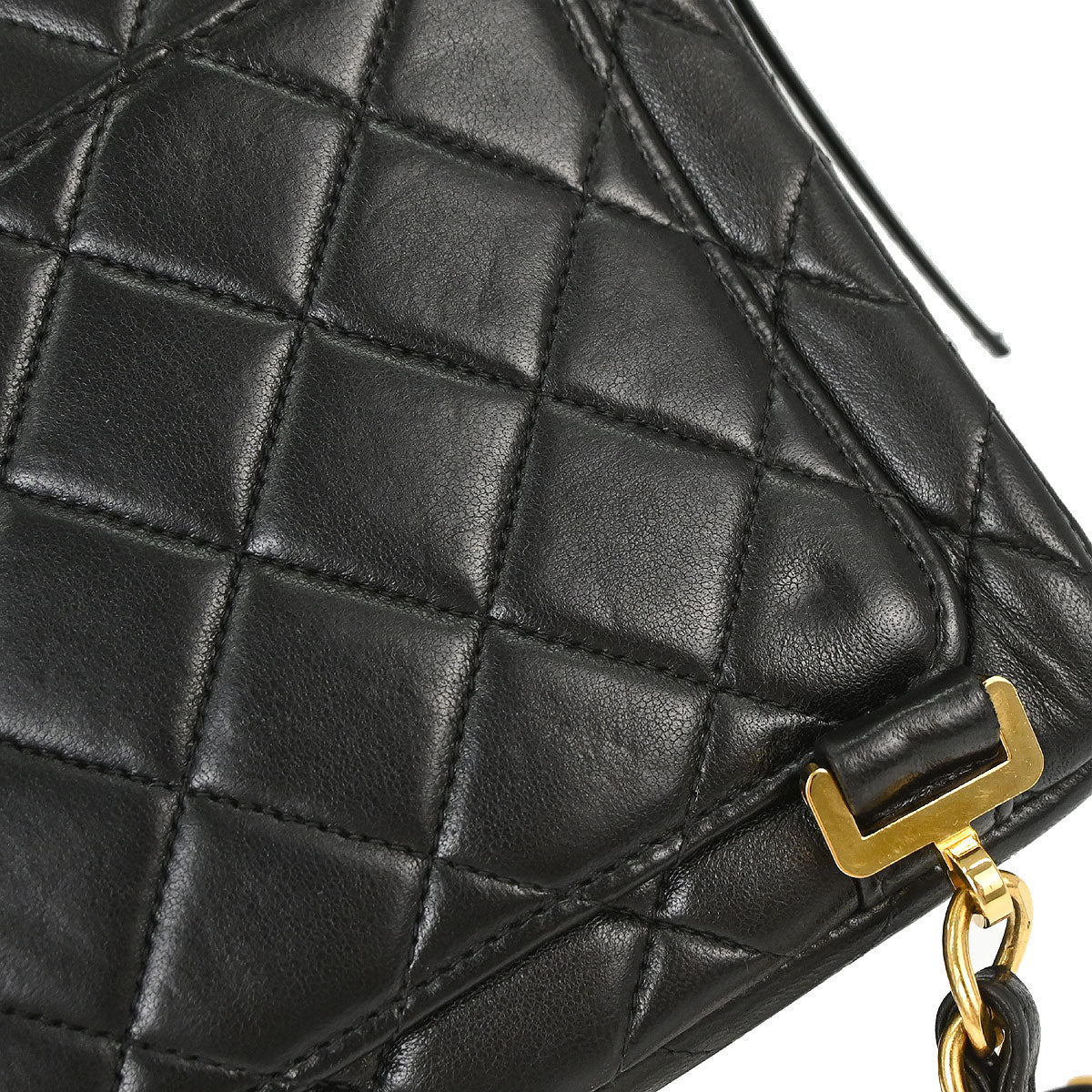 Chanel 1994-1996 Black Lambskin Classic Flap Backpack