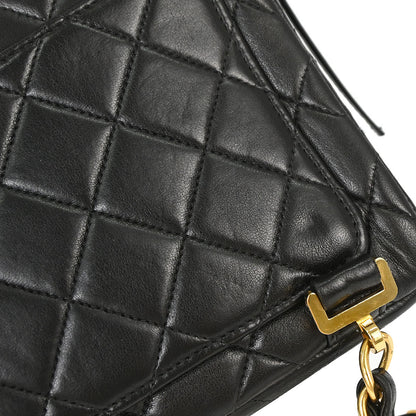 Chanel 1994-1996 Black Lambskin Classic Flap Backpack