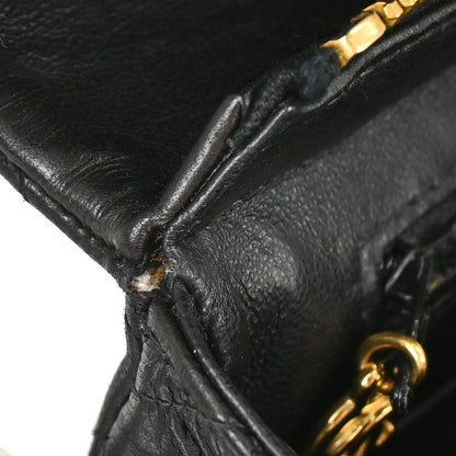 Chanel 1994-1996 Black Lambskin Classic Flap Backpack