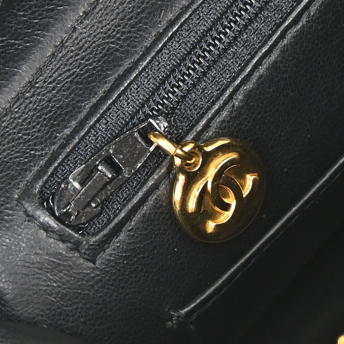 Chanel 1994-1996 Black Lambskin Classic Flap Backpack
