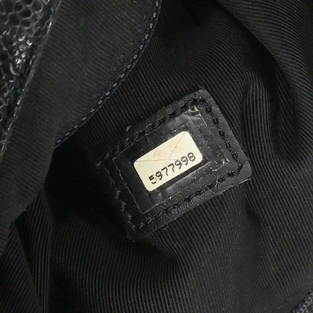 Chanel 1997-1999 Black Caviar Skin Backpack