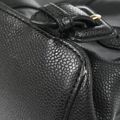 Chanel 1997-1999 Black Caviar Skin Backpack