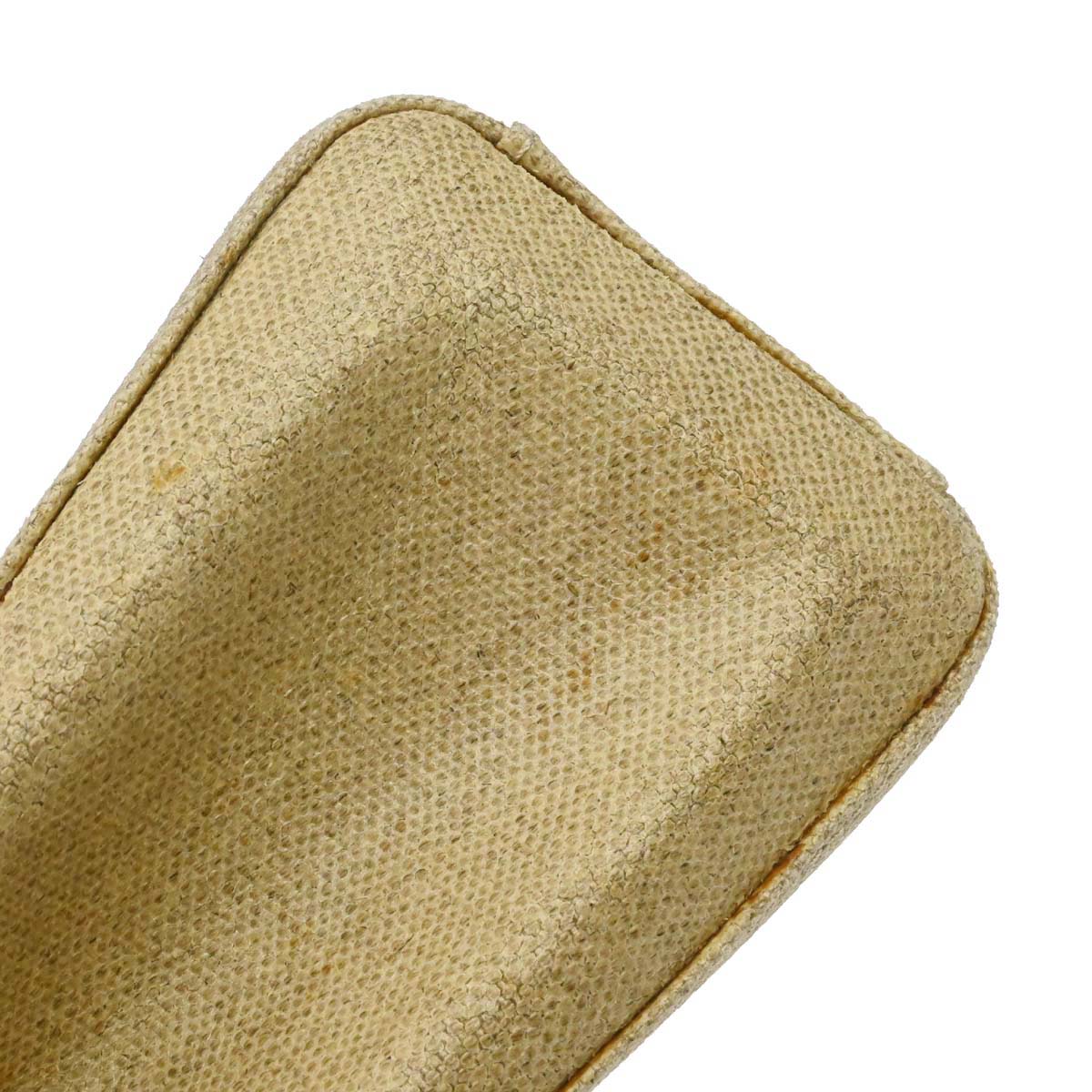 Chanel Beige Canvas Top Handle Straight Flap Handbag