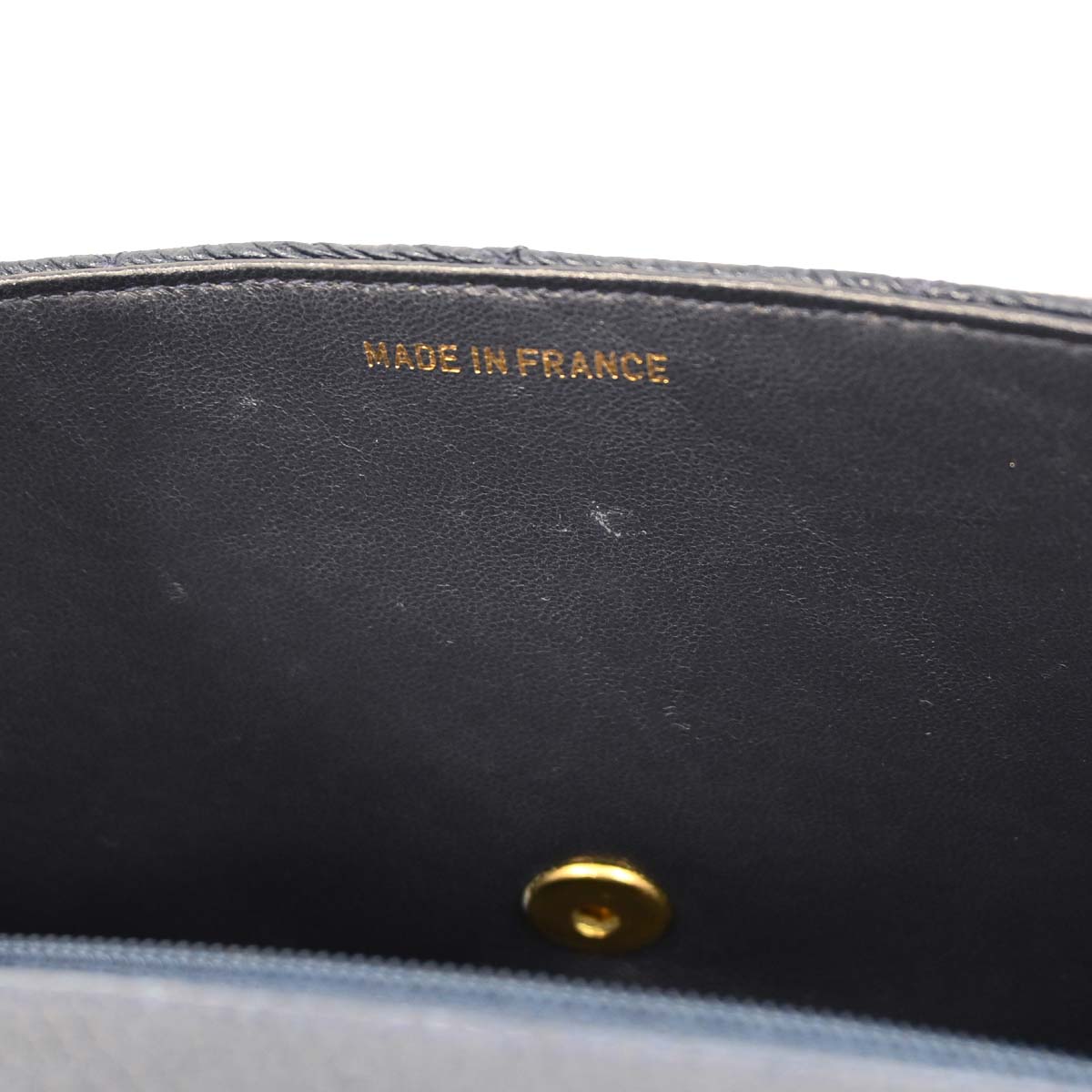 Chanel 1991-1994 Navy Caviar Skin Small Diana Shoulder Bag