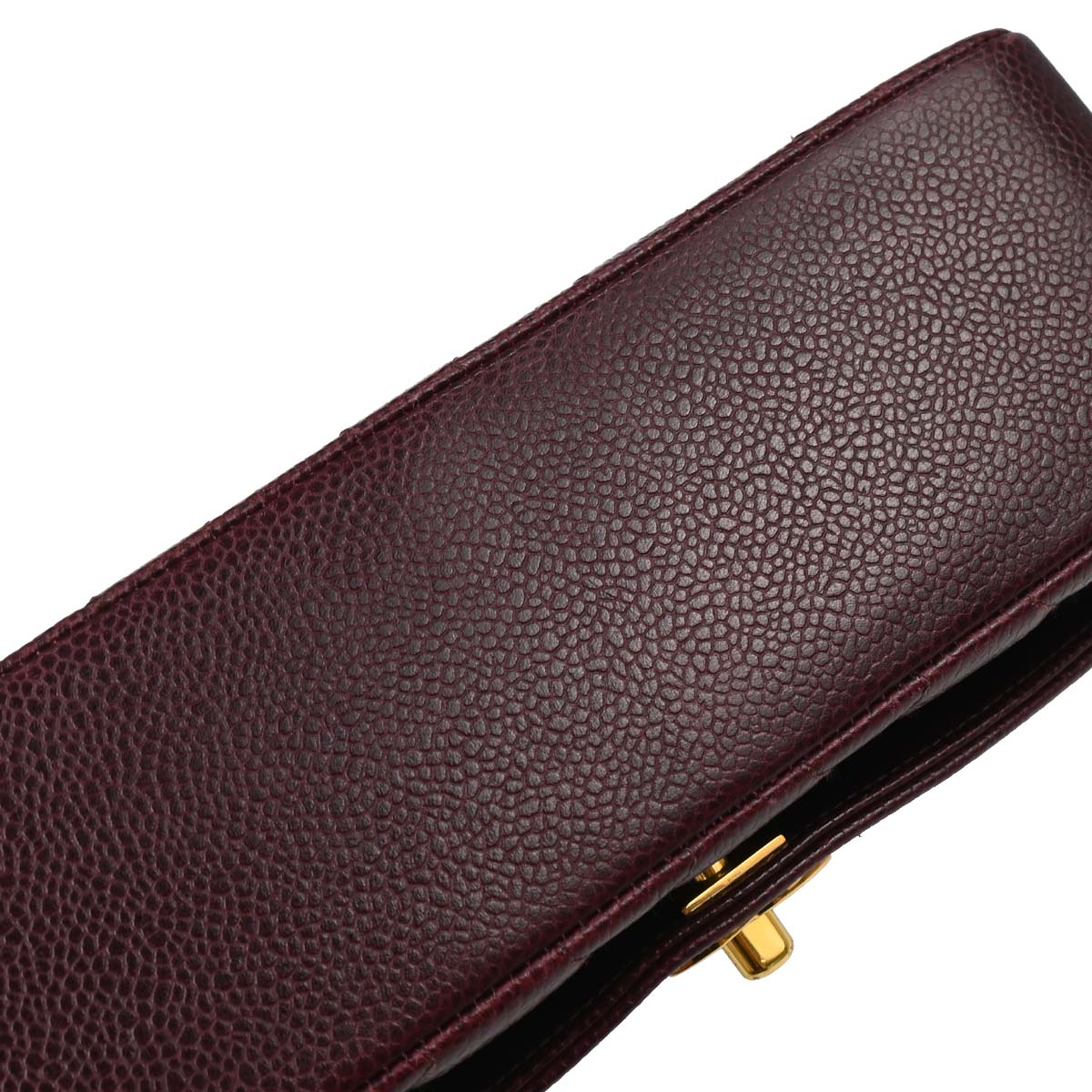 Chanel Bordeaux Caviar Skin Small Diana Shoulder Bag