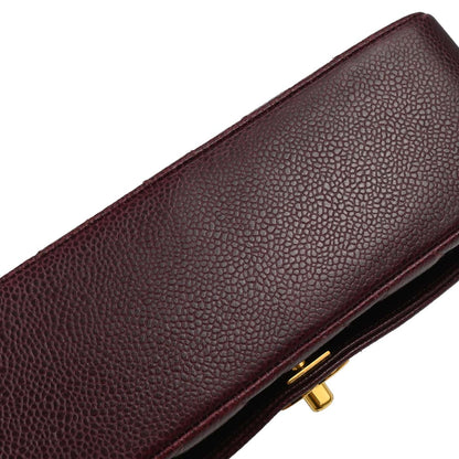 Chanel Bordeaux Caviar Skin Small Diana Shoulder Bag