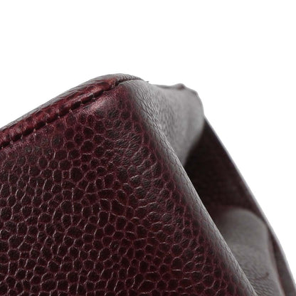 Chanel Bordeaux Caviar Skin Small Diana Shoulder Bag