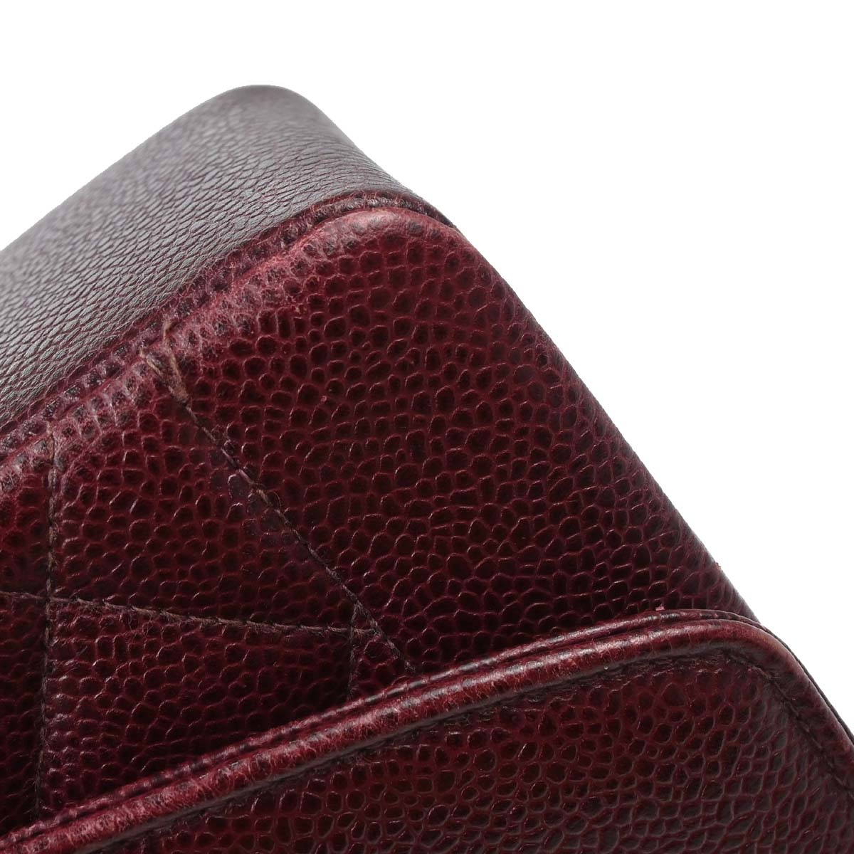Chanel Bordeaux Caviar Skin Small Diana Shoulder Bag