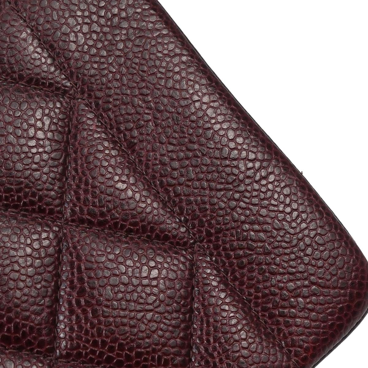 Chanel Bordeaux Caviar Skin Small Diana Shoulder Bag